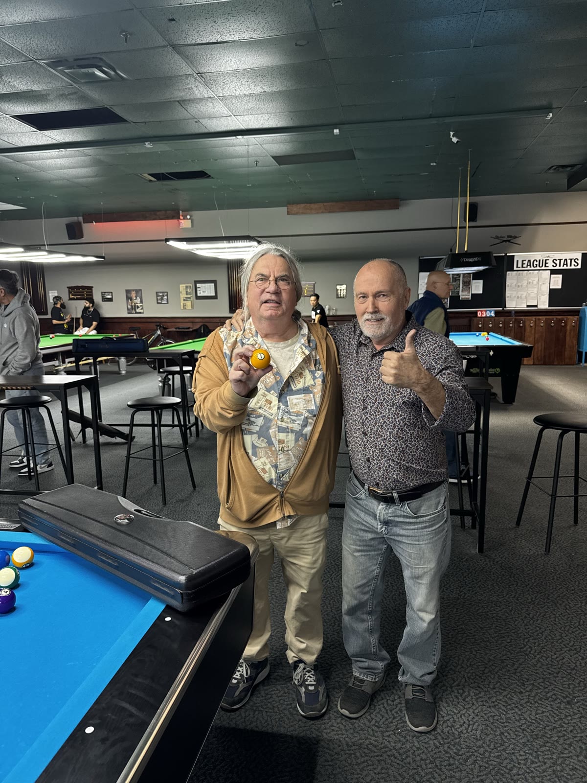 Randy Carville & Jeff Flewelling, winner of SCOTCH DOUBLES - 8 BALL OCT 24th 2026 · Bronze